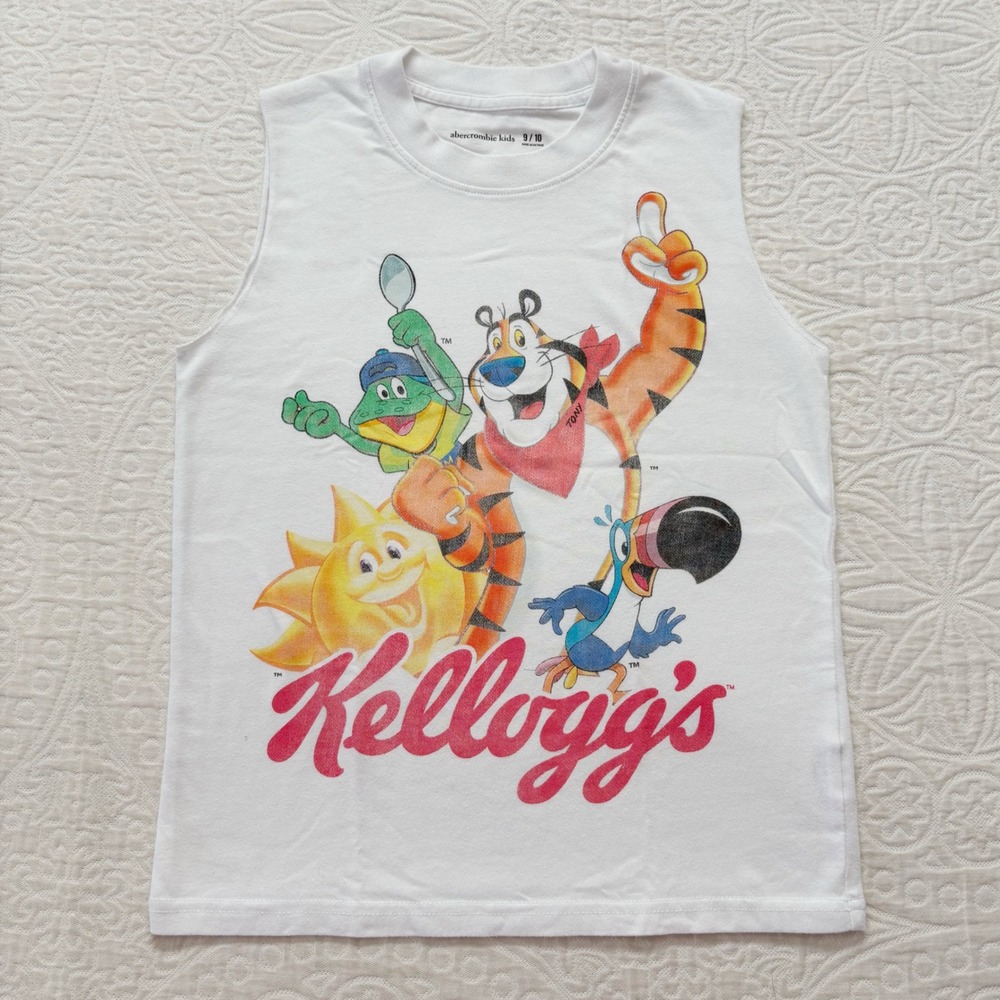 Abercrombie Kids' Retro Kellogg's Mascots Tank‎ Size 9/10